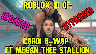 Loud Bypassed Roblox Boombox Id Code For Cardi B Wap Ft Megan Thee Stallion Updated Youtube - roblox cardi b ids