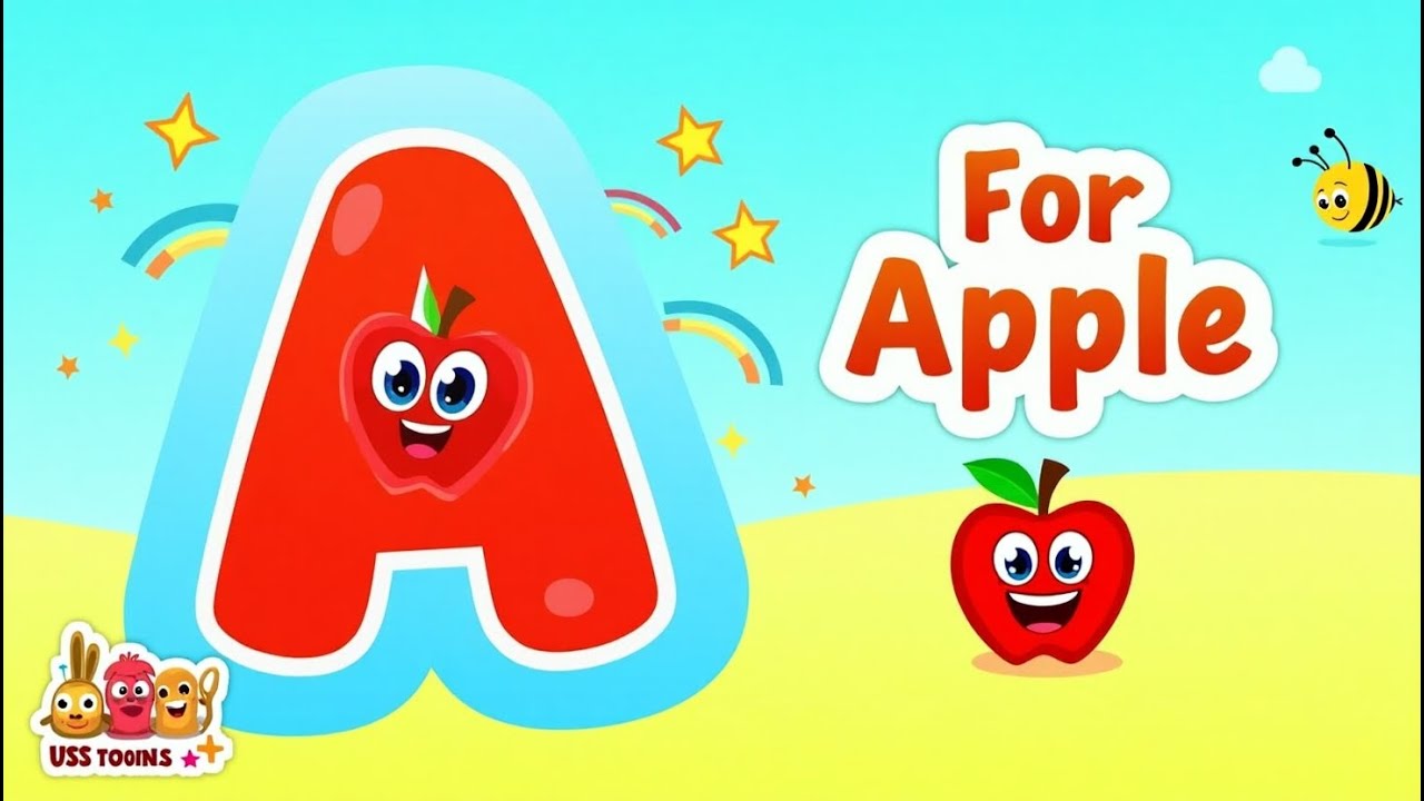 ABC Rainbow Song | Colorful Letters for Kids | SS Toons - YouTube
