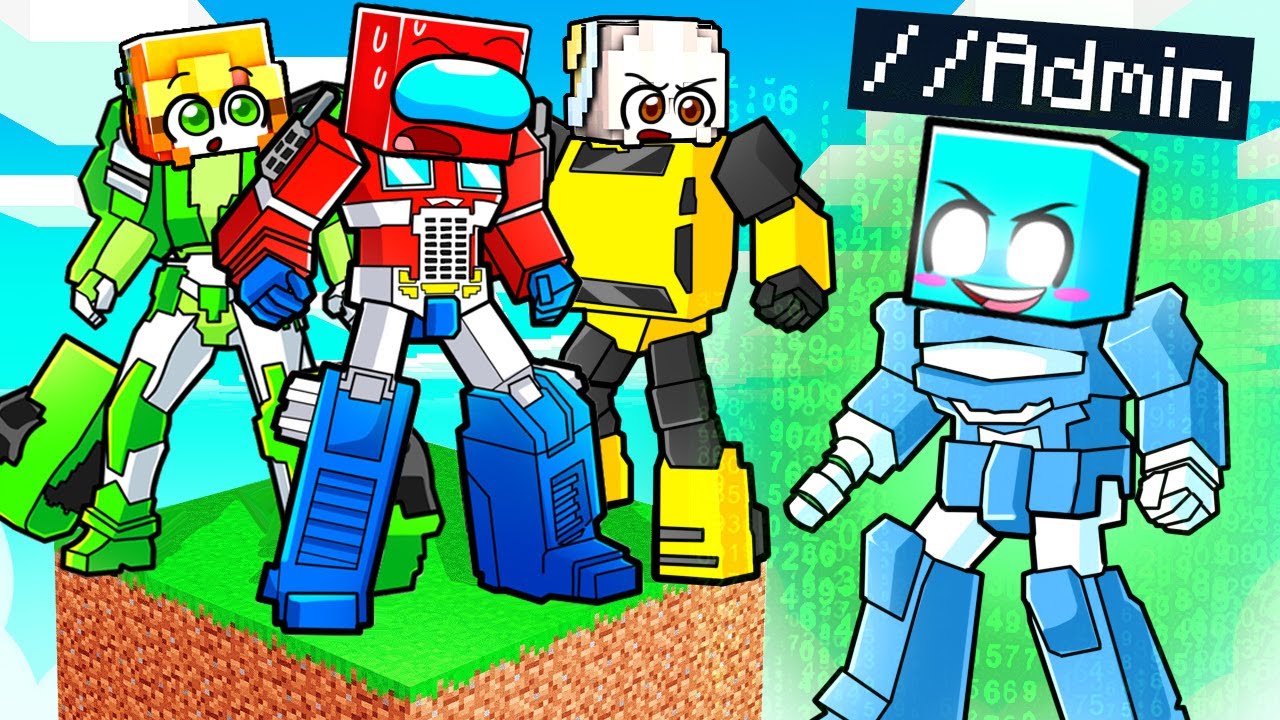 Usé COMANDOS de ADMINISTRADOR en Un Bloque de TRANSFORMERS!