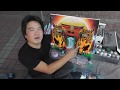 Japanese Guardian Dog SPRAY PAINTING by Spray Art Eden