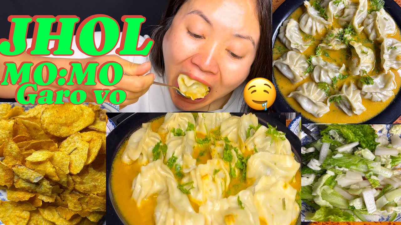 First time jhol mo:mo Mukbang garo vayo last ma My.137. VLOG 🫡🫰🙏 ...