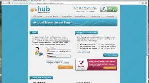 Watch the video to learn how to make a website