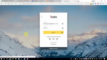CONFIGURATION, SETTING UP, MAILING YANDEX SERVER TO OUTLOOK