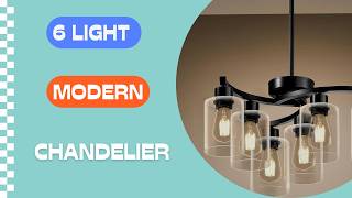 Stunning modern farmhouse chandelier unboxing Honest Amazon Review Is It Worth It