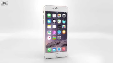 Apple iPhone 6 Plus Gold 3D model by 3DModels.org