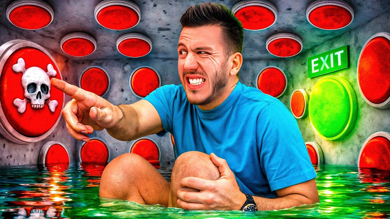 100 МИСТЕРИОЗНИ БУТОНА, НО САМО ЕДИН ЩЕ МЕ СПАСИ!