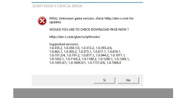 FIX: SCRIPTHOOK UNKNOWN GAME VERSION/LS-0018: Application is still running ERROR GTA V EPIC GAMES