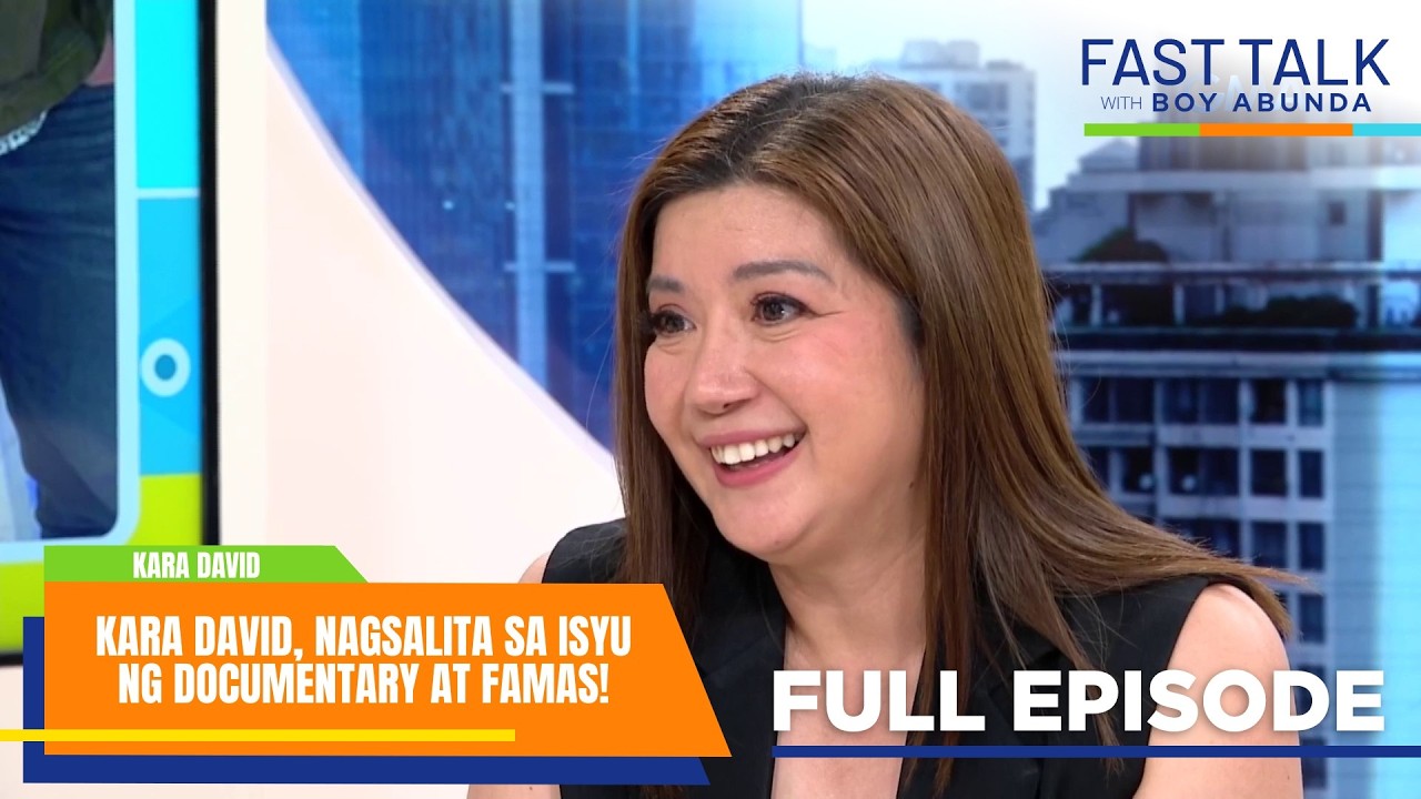Fast Talk with Boy Abunda: Kara David, nagsalita sa isyu ng documentary at FAMAS! (Full Episode 906)