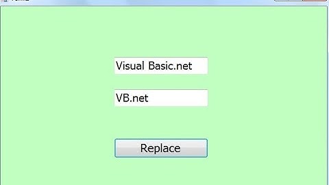 How to replace words in a textbox Visual Basic.net