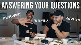 Q&A w/ Jeff Nippard | Sushi Mukbang (DUP, Top 5 Rappers, Bulking Tips...)