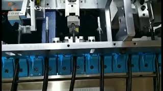 Automatic shielded wire brushing machine,  cable braided shielding brushing machine