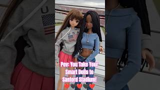 I Took Smart Dolls To Sanford Stadium! ❤️🖤❤️🖤 UGA! ❤️