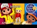 Head Shoulders Knees and Toes | Plus Lots More Videos | 76 Minutes Compilation from LittleBabyBum!