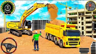 JCB City Road Construction Simulator 3D - City Construction Road Builder Simulator -Android Gameplay screenshot 2