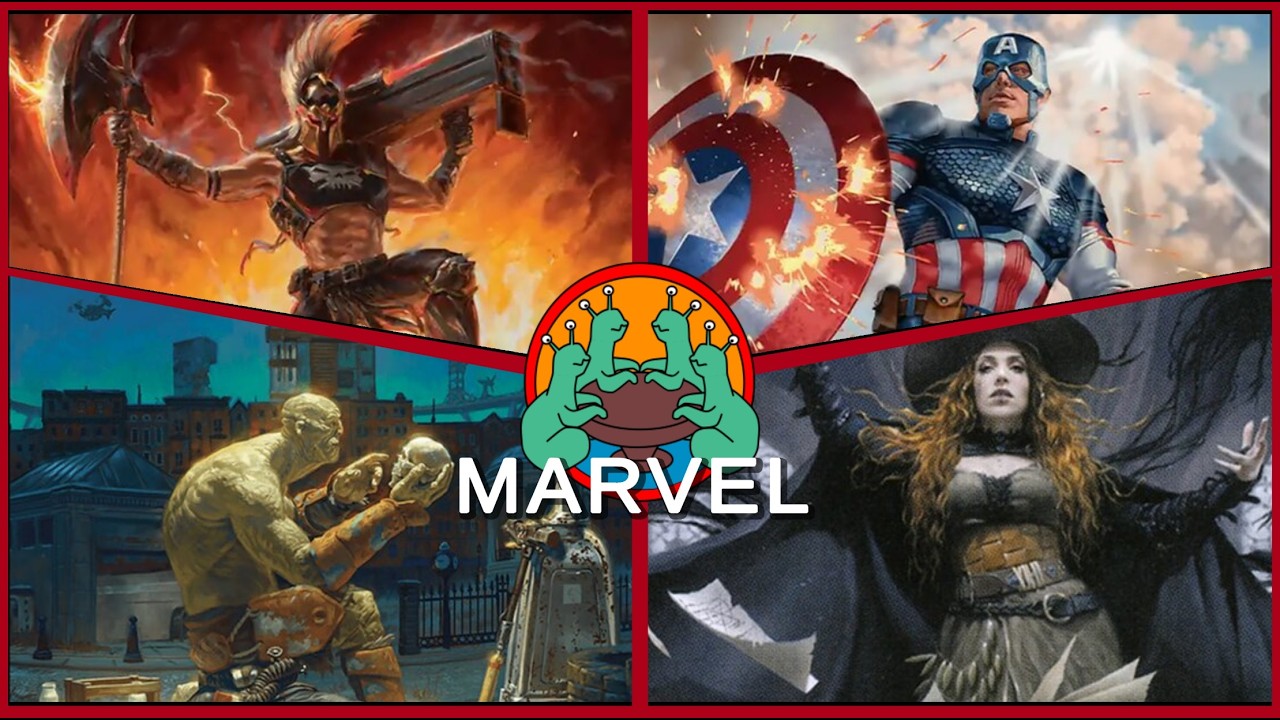 MTG EDH Slugfest | Marvel's Ares vs Captain America, Strong & Tasha thumbnail