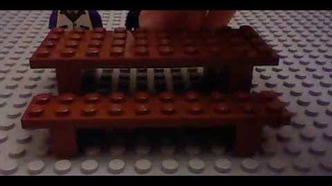 How to Build a Lego Picnic Table