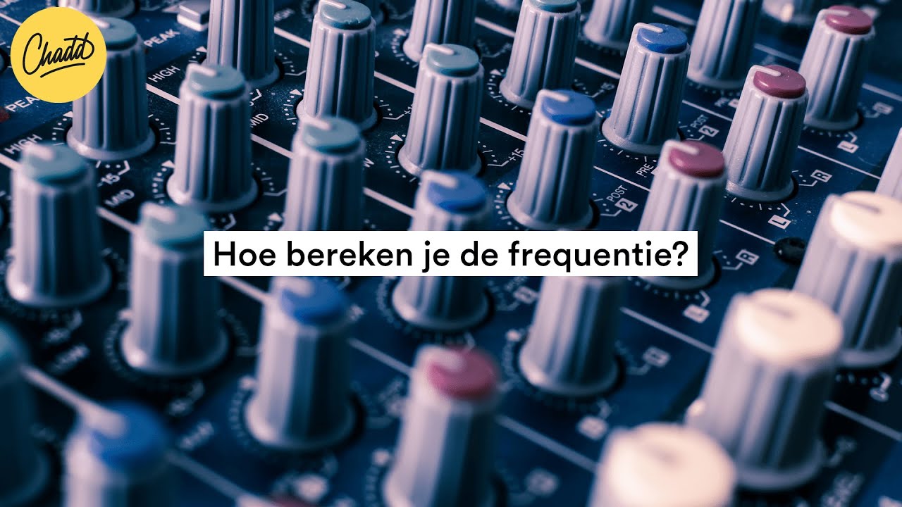 Hoe bereken je de frequentie - Mr. Chadd Academy - YouTube