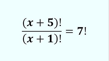 Crack This Factorial Equation | Algebra Challenge