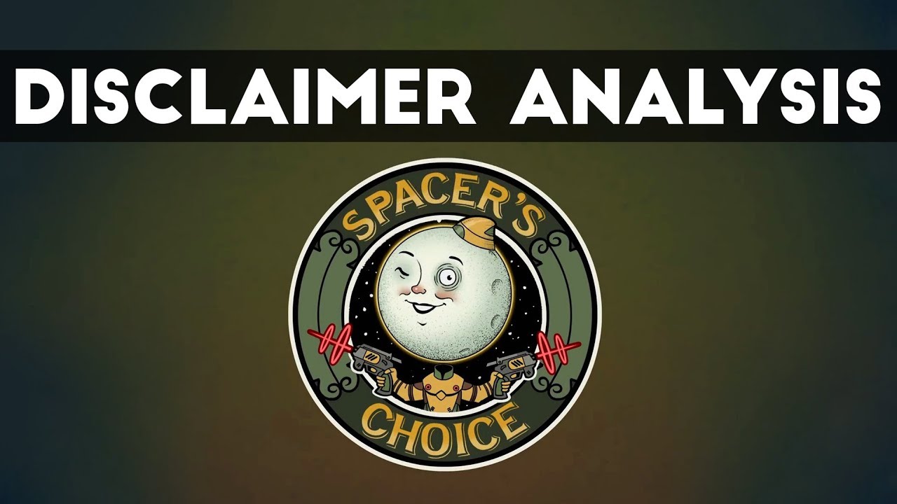 *NEW* The Outer Worlds SPACER'S CHOICE DISCLAIMER ANALYSIS YouTube