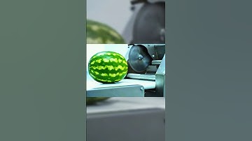 Endless Watermelon Slicing Machine – Mesmerizing Loop! 🍉 #loopCraft