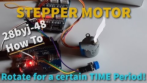 Arduino Stepper Motor Running for a Specific Time