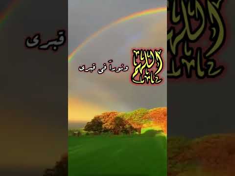 اللهم اجعل لي نورا في قلبي ونورا في قبري ونورا بين يدي ونورا من خلفي