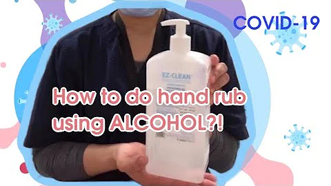 How to handrub with alcohol-based formula - prevent COVID-19