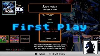 NS First Play - Arcade Classics Anniversary Collection - Scramble screenshot 2