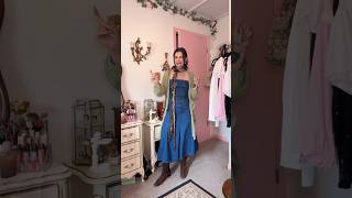THRIFTED BOHO OUTFIT OF THE DAY SPRING FASHION #shorts #bohostyle #ootd #springoutfitideas #thrifted