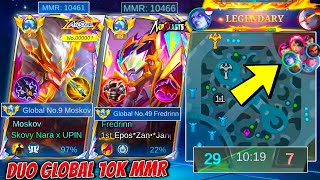Global Moskov Ketemu Top Global Fredrinn 10K MMR! Fix Ini Jadi Duo TERKUAT!? Jagonya Ga Ngotak! 