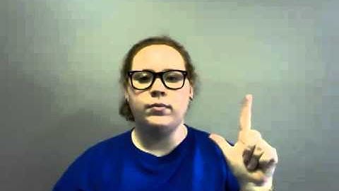ASL Expressive Video 1