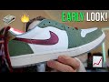 Early look year of the dragon jordan 1 low drops january 24th in hand unboxing