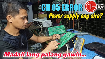 CH05 ERROR | POWER SUPPLY PROBLEM | LG