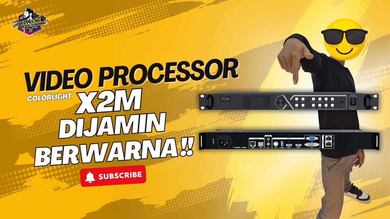 Processeur Vidéo LED Colorlight X2M - Pour Murs Vidéo Jusqu'à 1.3M Pixels - 4K - Neuf
