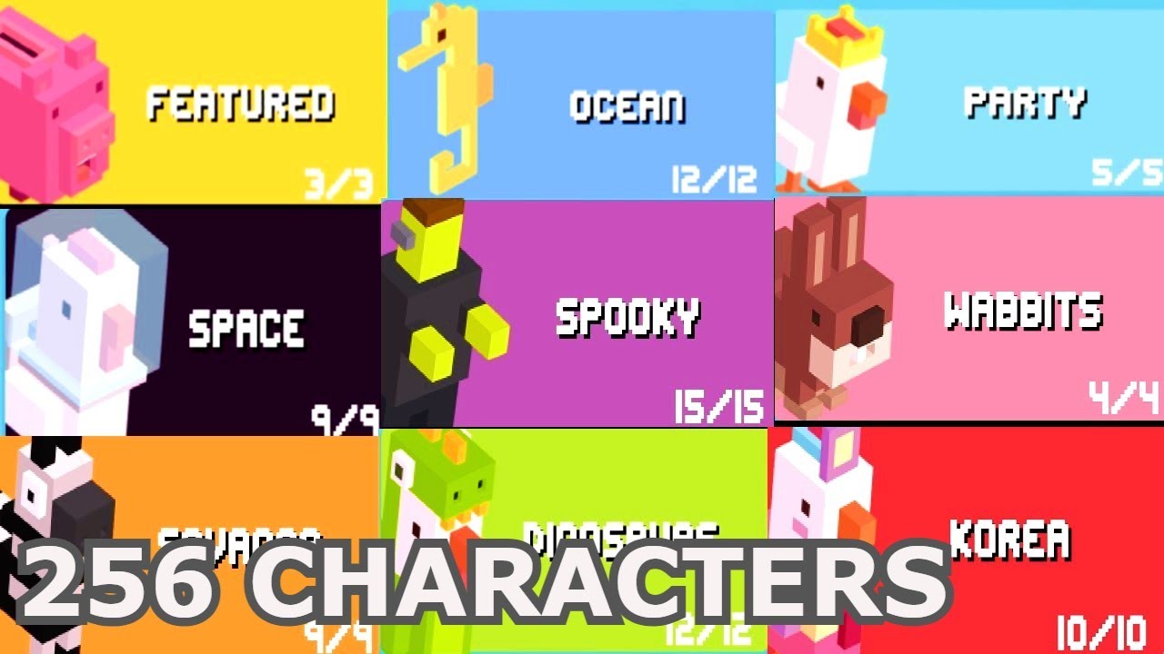 FREE CROSSY ROAD UNLOCK SECRET CHARACTERS 2022 - YouTube
