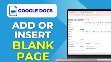 How To Add or Insert a Blank Page in Google Docs