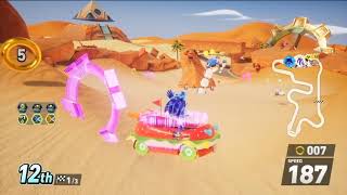 Sonic Racing Crossworlds AI Sonic Races Sand Road