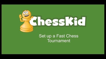 How to Set up a Fast Chess Tournament on ChessKid.com