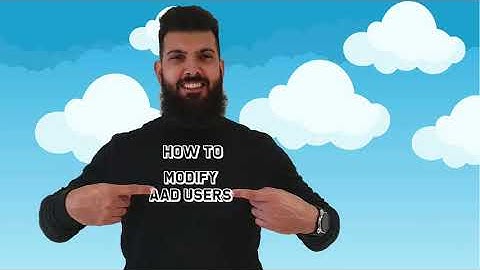 Modify Azure AD Users