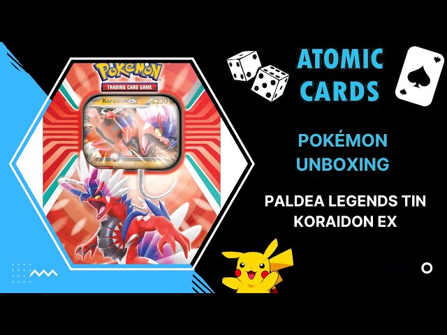 Pokémon TCG Legends of Paldea Koraidon EX Tin 