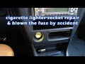 Cigarette Lighter Socket Repair | Blown The Fuse By Accident | TAGALOG