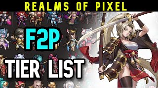 Realms Of Pixel Tech Magic - F2P Tier List Gameplay