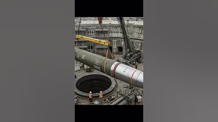 A giant shell being loaded into a supermassive fortress cannon #ai #military