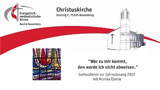 Gottesdienst zur Jahreslosung 2022, 1. Sonntag nach Weihnachten