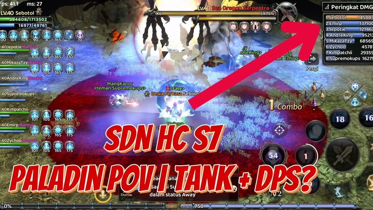 Sea Dragon Nest HC S7 : Dragon Nest : Rebirth Of Legend (DNROL) | Paladin DPS POV