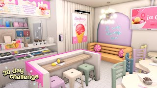 building an ICE CREAM SHOP in my BLOXBURG CITY! (day 18-19) | ROBLOX building an ICE CREAM SHOP in my BLOXBURG CITY! (day 18-19) | ROBLOX