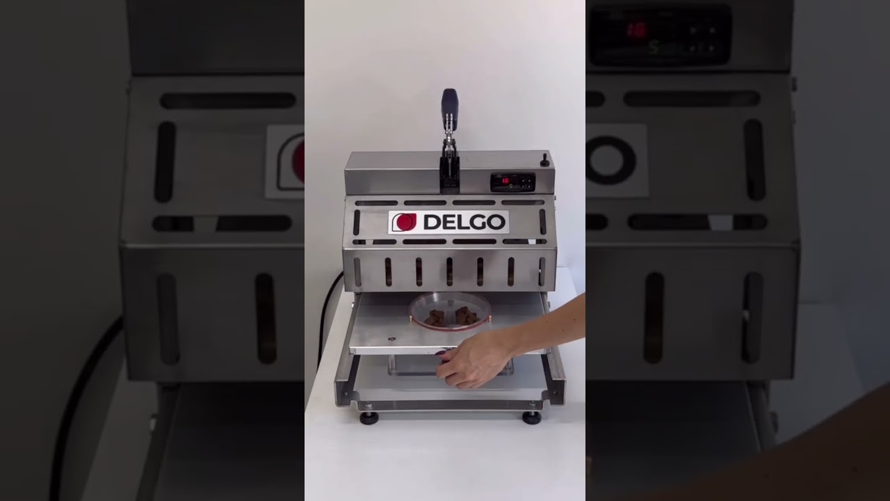 Seladora manual de bandejas   #delgo #maquinas  #embalagens