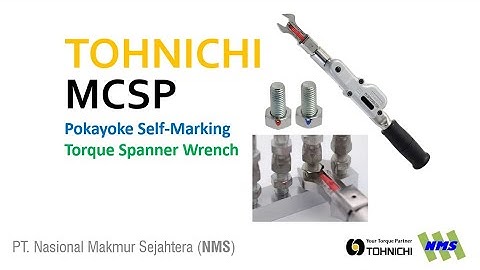 Tohnichi MCSP Pokayoke Self-Marking Torque Spanner
