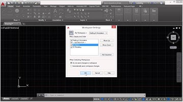 Autodesk AutoCAD 2015 Tutorial | Workspaces