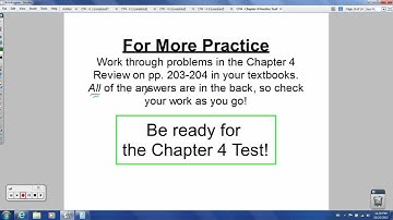 CTM - Chapter 4 Practice Test (Systems of Numeration)